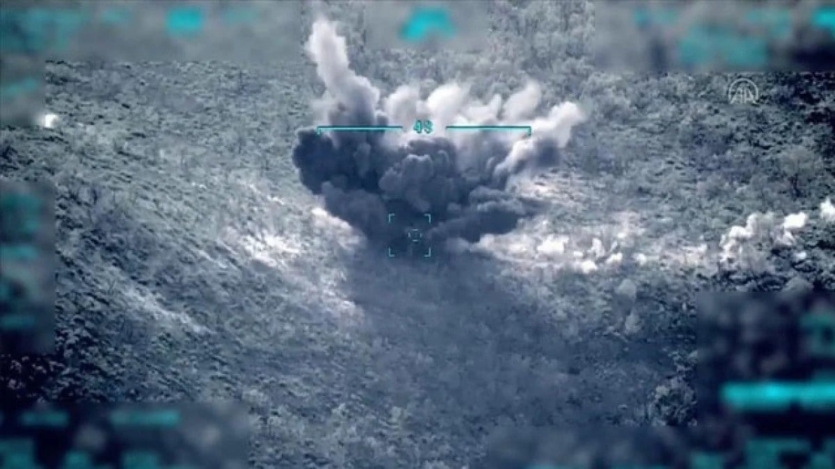 Irak’ın kuzeyinde 5 terörist SİHA ile etkisiz hale getirildi