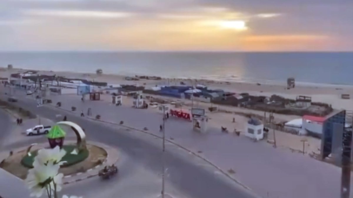 İsrail yerle bir etti: Gazze sahilinin öncesi ve sonrası