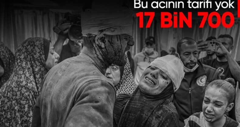 İsrail’in Gazze’ye saldırılarında can kaybı 18 bine yaklaştı