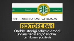 İstanbul Üniversitesi Rektörü Zülfikar, otelde sıra bekleyince üniversite sayfasından açıklama yaptırdı