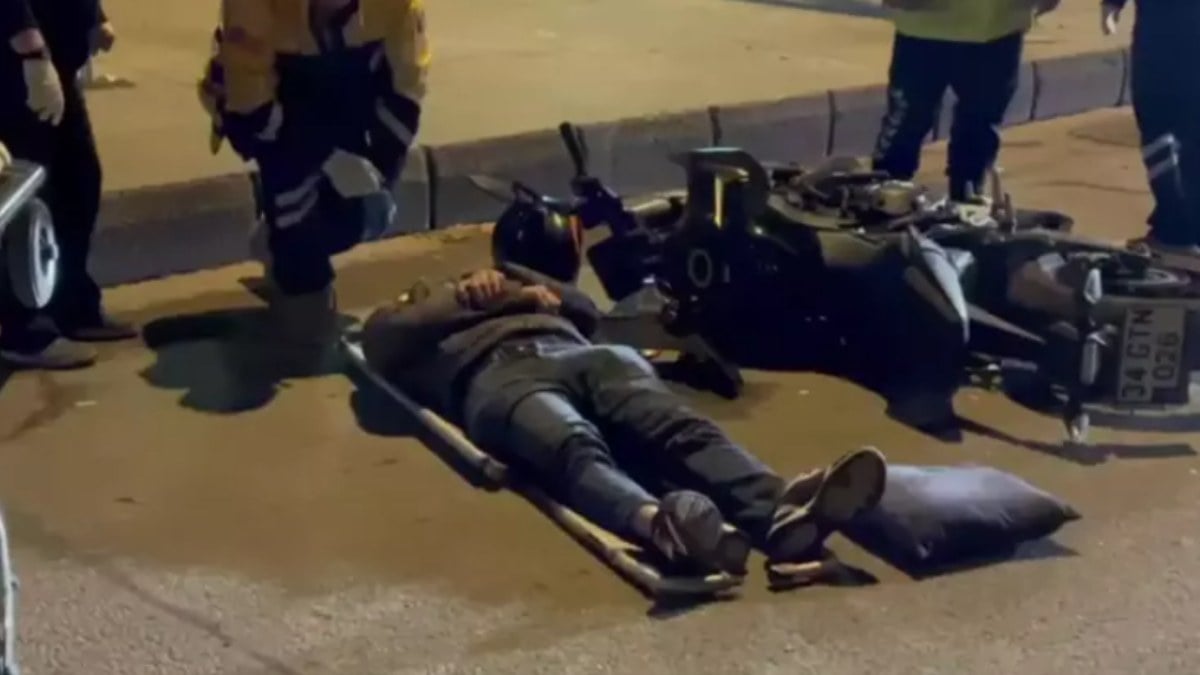 İstanbul’da yürekleri ağza getiren kaza! 20 metre sürüklendi