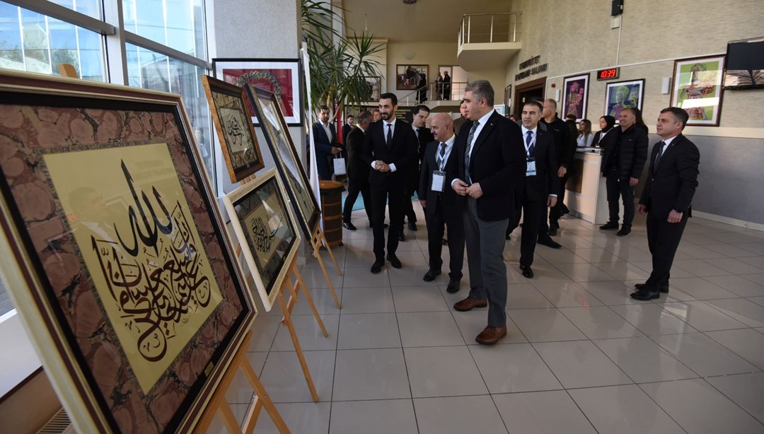 Kağıdım yerli, sanatım milli sergisi açıldı