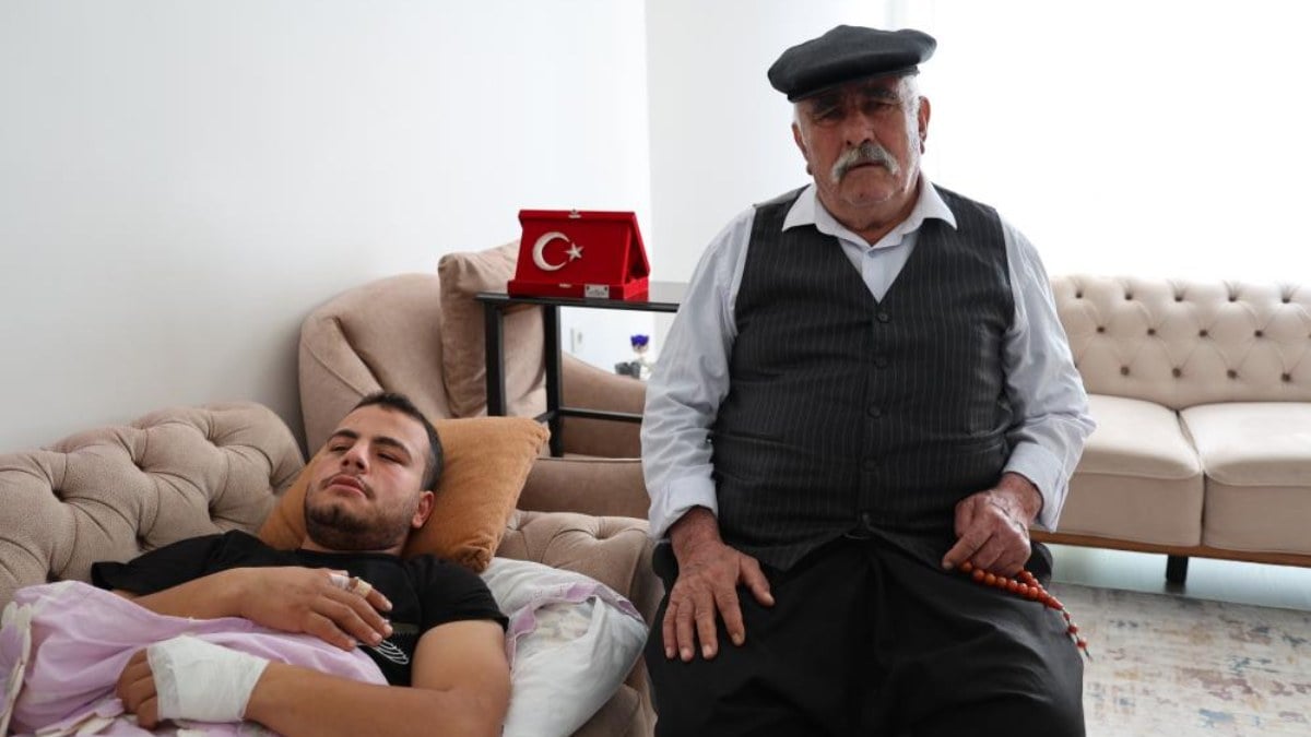 Kahramanmaraş’ta yaralı askerin dedesinden duygulandıran sözler