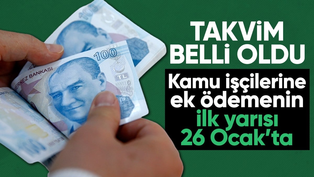 Kamu işçilerine ek ödeme takvimi belirlendi