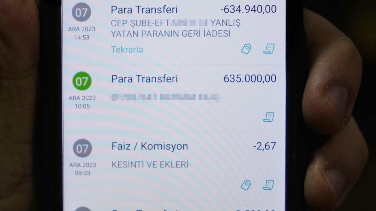 Kastamonu’da banka hesabına yanlışlıkla 635 bin TL gönderildi: İade etti