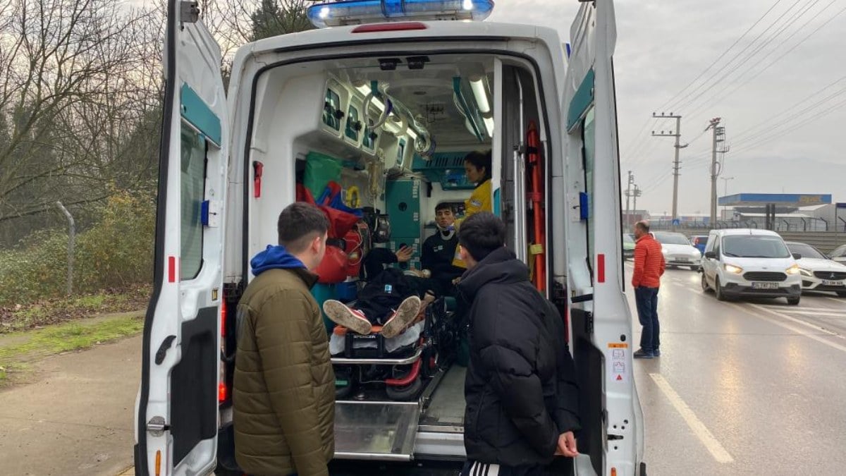 Kocaeli’de işe giderken hastanelik oldular