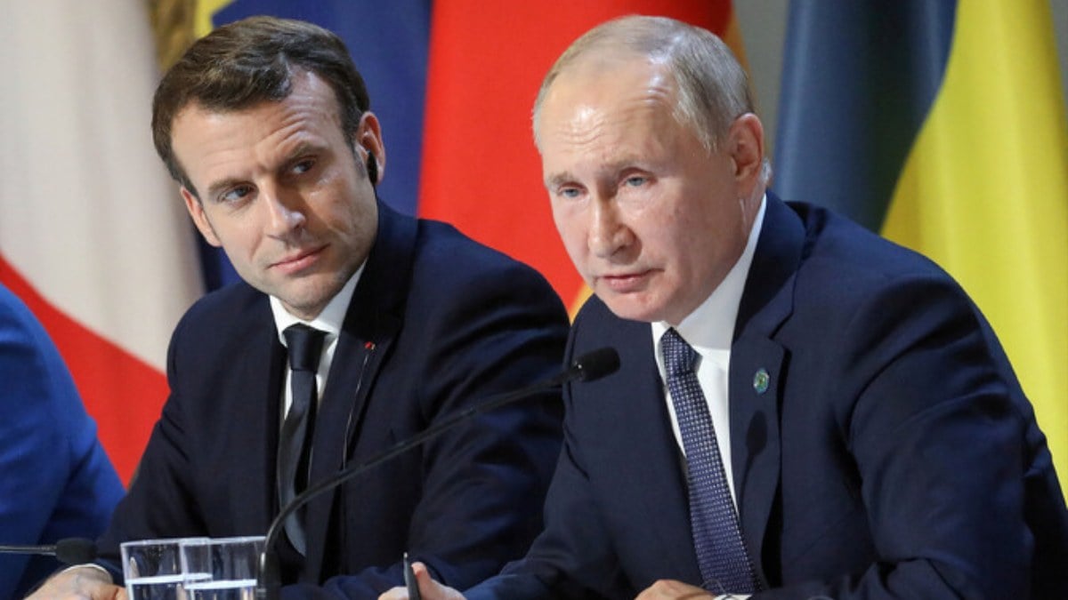 Macron’dan barış görüşmesi şartı: Putin’i, 2024’te Fransa’ya davet edebilirim