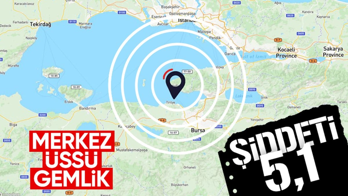 Marmara’yı sallayan depremi en çok Bursa hissetti: 5.1!