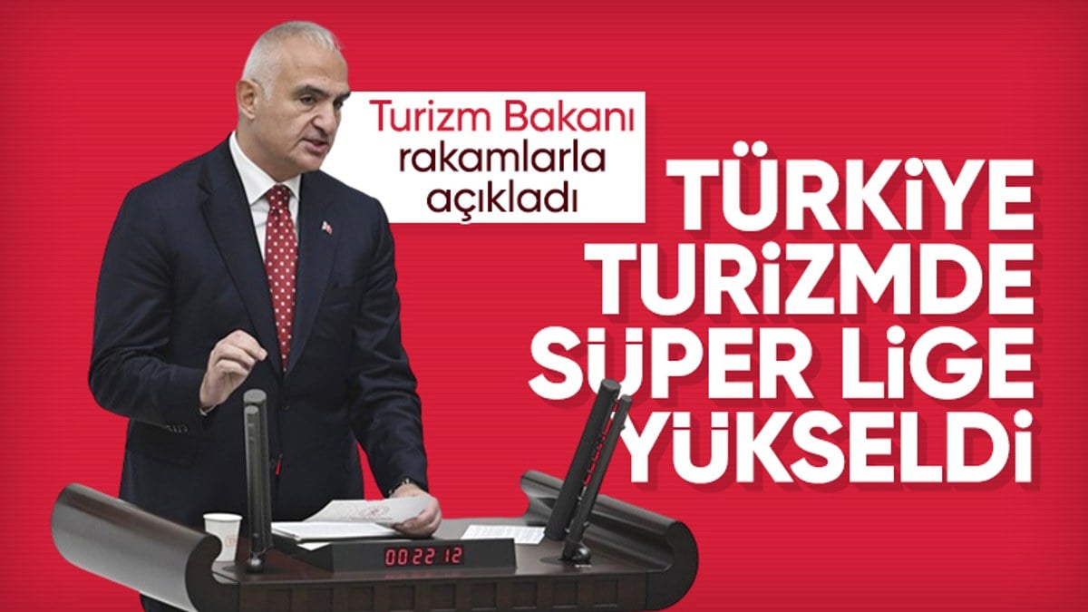 Mehmet Nuri Ersoy: Türkiye turizm ülkeleri arasındaki sıralamada konumunu yükseltti