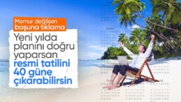 Memurlar yaşadı: Bir yılda 40 gün izin! İşte 2024 resmi tatil günleri..