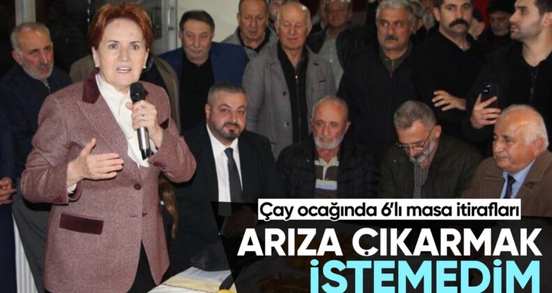 Meral Akşener: Şimdiki aklım olsa masaya geri dönmezdim