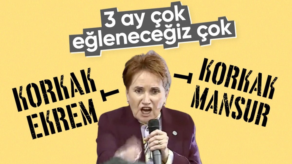 Meral Akşener’den İmamoğlu ve Yavaş’a gönderme: Korkaklar…