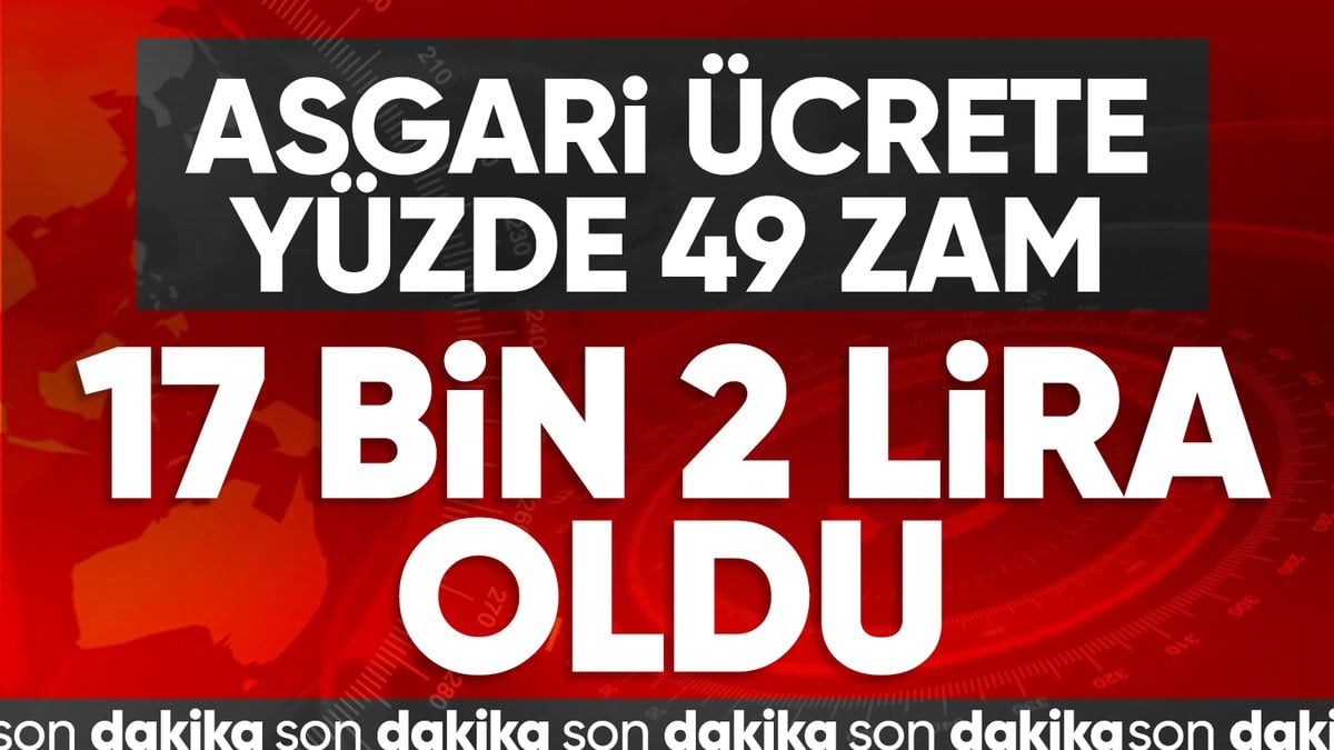 Milyonların beklediği haber! 2024 yılı asgari ücreti belli oldu