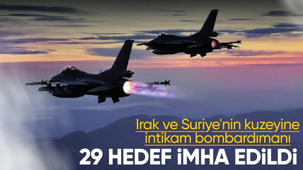 MSB duyurdu: Irak ve Suriye’de 29 terör hedefi imha edildi
