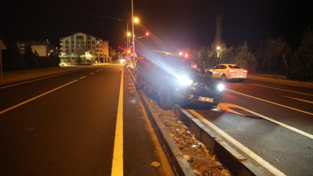 Nevşehir’de bir garip olay… Kaza sonrası polisi gördü, kaçtı
