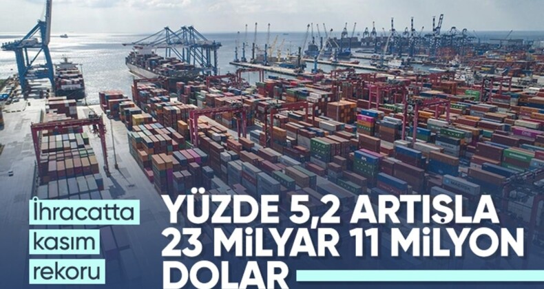 Ömer Bolat dış ticaret verilerini duyurdu: İhracatta yüzde 5,2 artışla kasım ayı rekoru!