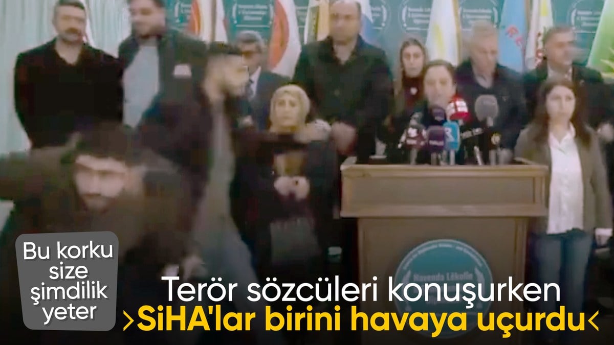 PKK/YPG sözcüleri konuşurken, SİHA’lar bombaladı