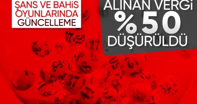 Resmi Gazete’de yayınlandı! Şans oyunları hasılatından alınan vergi, fon ve paylar yeniden düzenlendi