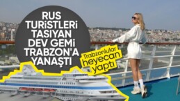 Rusya’dan Doğu Karadeniz’e kruvaziyer turizmi: Turistler Trabzon’a geldi