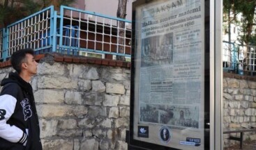 Safranbolu, sokakları 10 Kasım 1938’in gazete manşetleriyle donattı