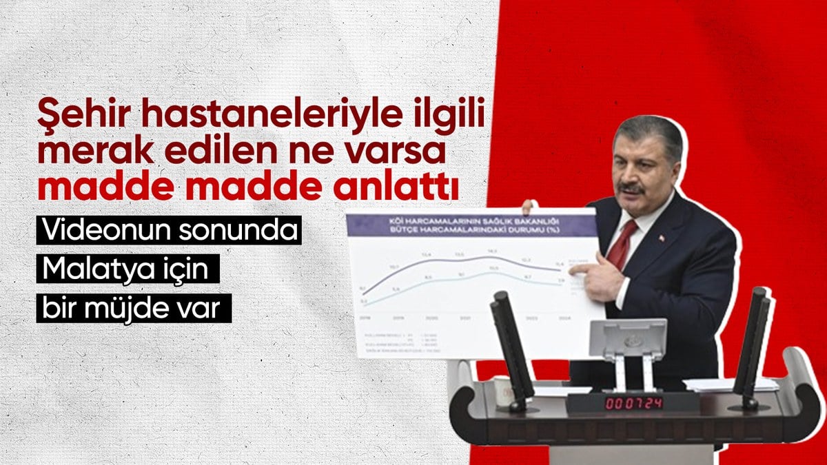 Sağlık Bakanı Koca’dan Hatay, Kahramanmaraş ve Malatya’ya şehir hastanesi müjdesi