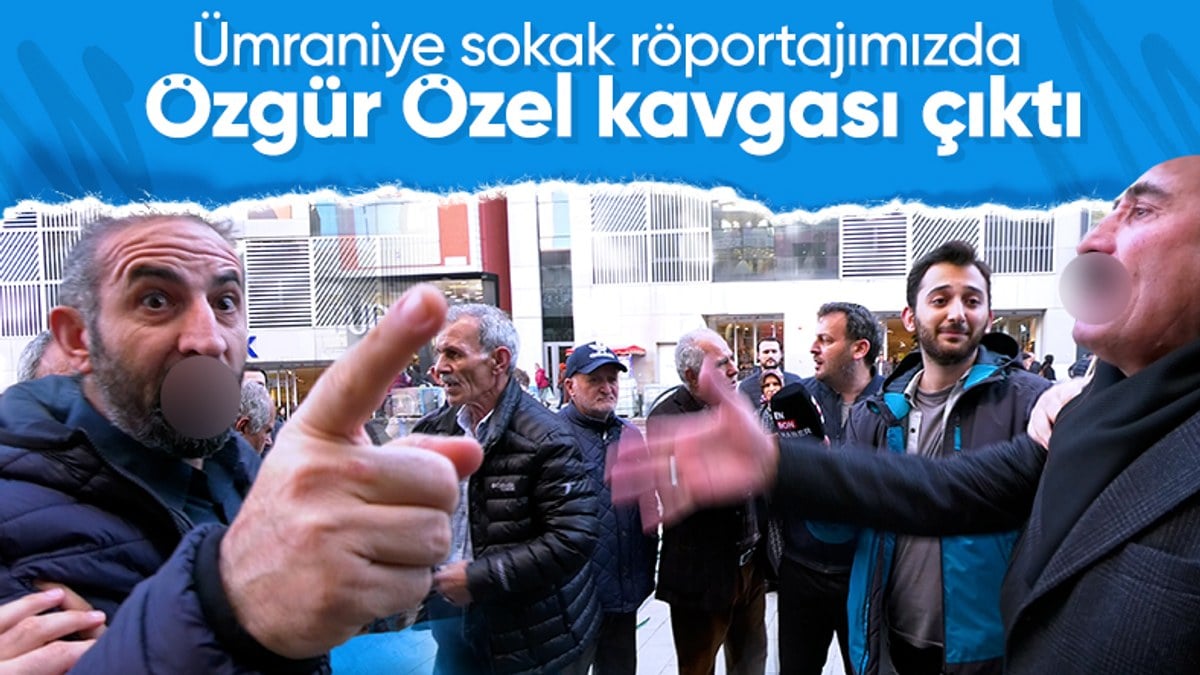 Sokak röportajında sinirler gerildi… Şehit cenazesinde Özgür Özel’e tepki gündemde