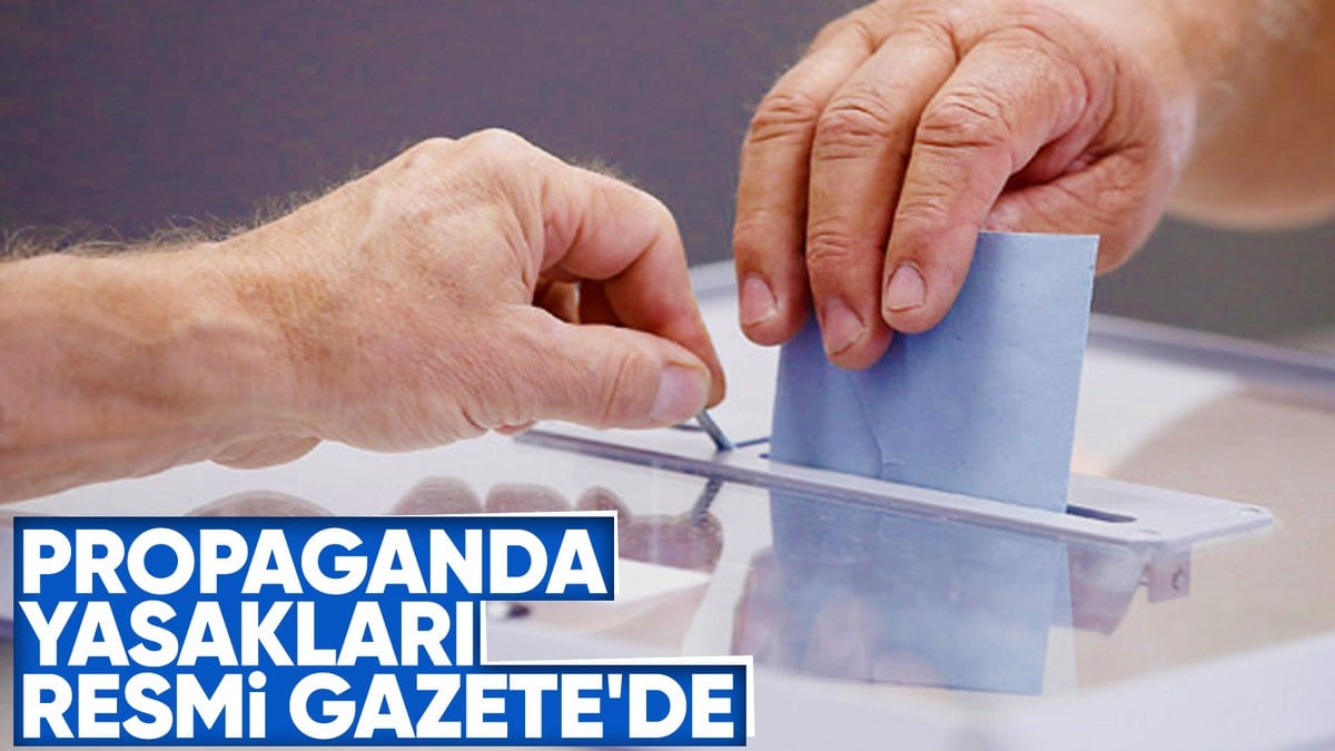 Yerel seçimlere ilişkin usul ve esasların belirlendiği YSK Kararı Resmi Gazete’de