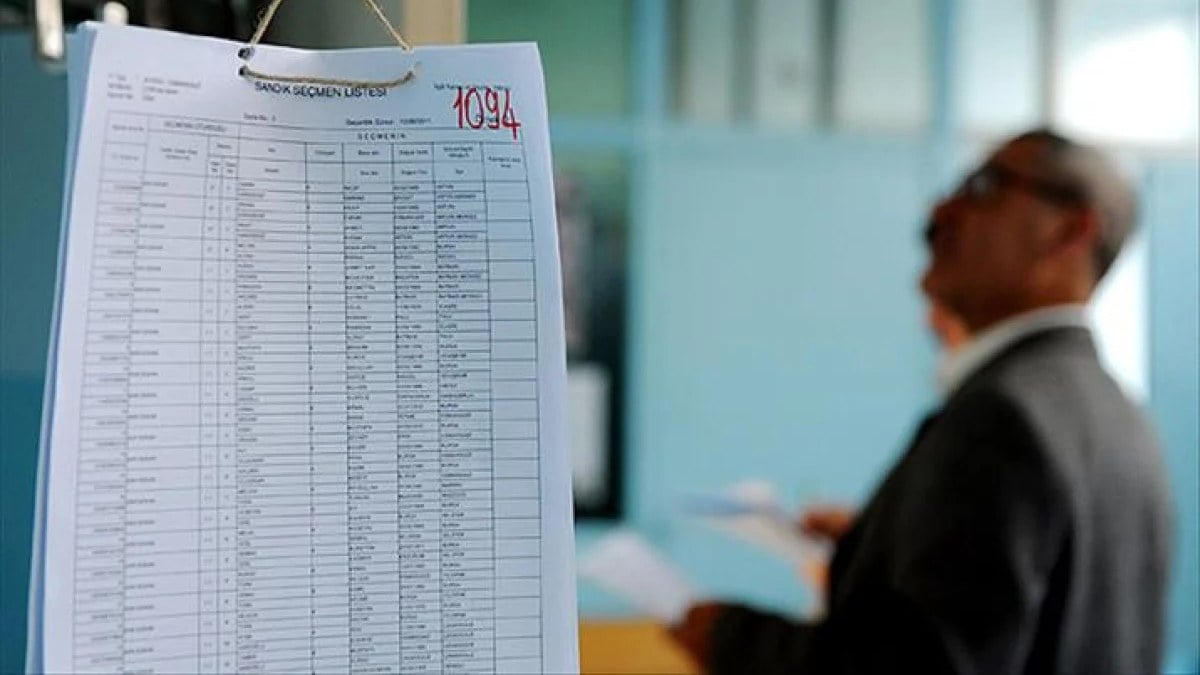 Yurt içi seçmen listeleri 4 Ocak’ta askıya çıkacak