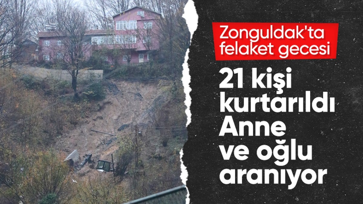 Zonguldak’ta heyelan bilançosu: 2 kişi kayıp, 21 yaralı! Arama çalışmaları sürüyor