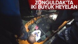 Zonguldak’ta iki büyük heyelan: Arama kurtarma ekibi göçük altında kaldı