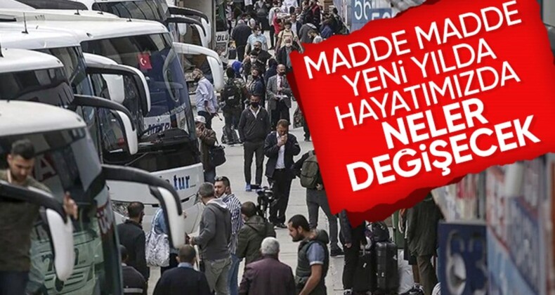 2024 yılına yeniliklerle girdik! İşte o düzenlemeler…