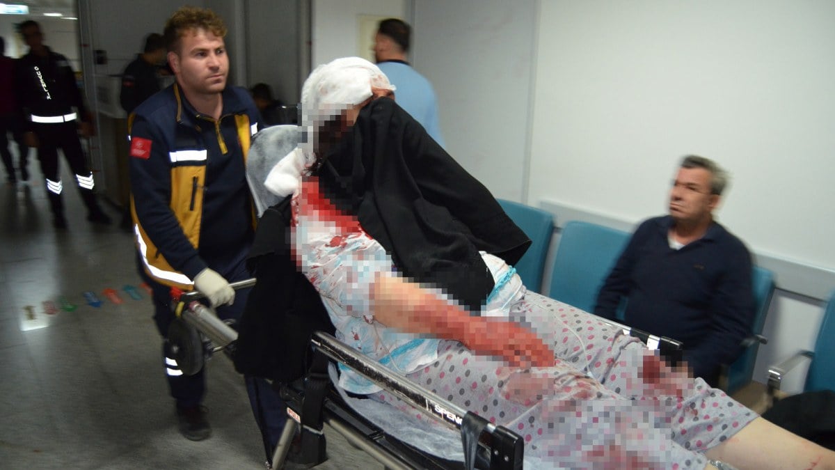 Aksaray’da 40 yıllık evli çiftin kavgası kanlı bitti: Vazoyla birbirlerini dövdüler