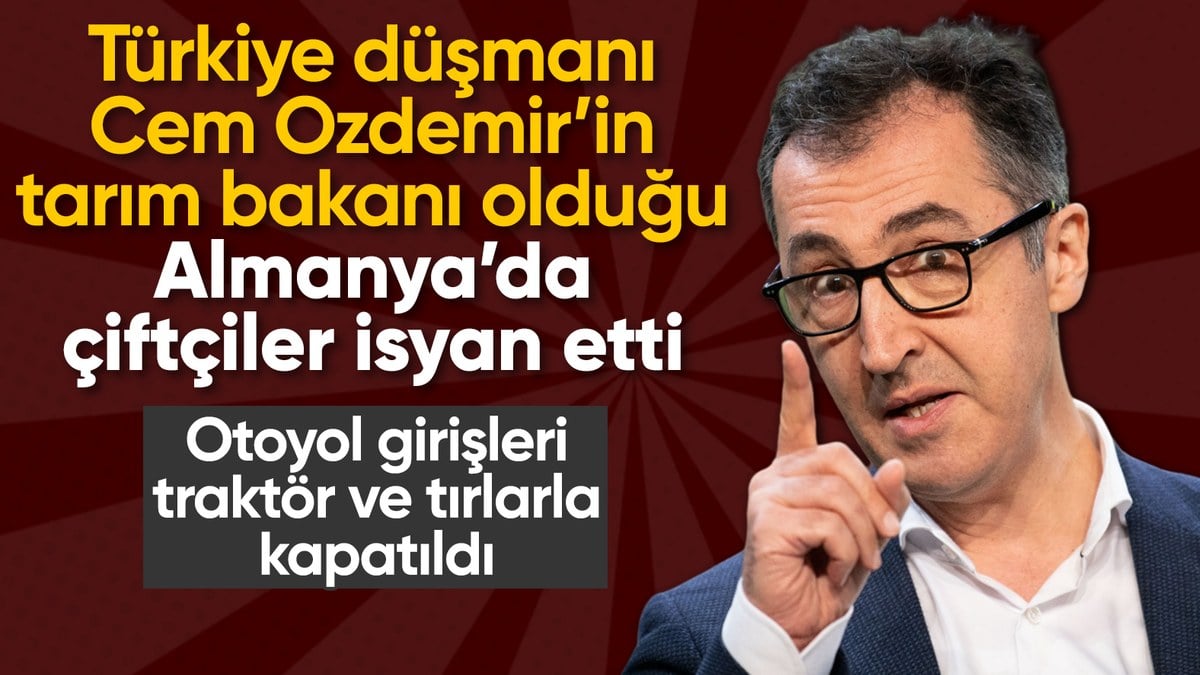 Almanya’da hükümeti protesto eden çiftçiler ülke genelinde gösteriler düzenledi