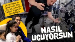 Alper Gezeravcı, Diyarbakırlı çocukların sorularını yanıtladı: ‘Uzayda nasıl uçuyorsun’