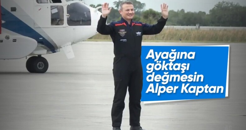 Alper Gezeravcı uzay aracına gidiyor! Ailesiyle vedalaştı