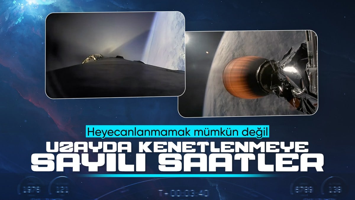 Alper Gezeravcı’nın içinde bulunduğu Crew Dragon kapsülü uzay istasyonuna kenetlenecek