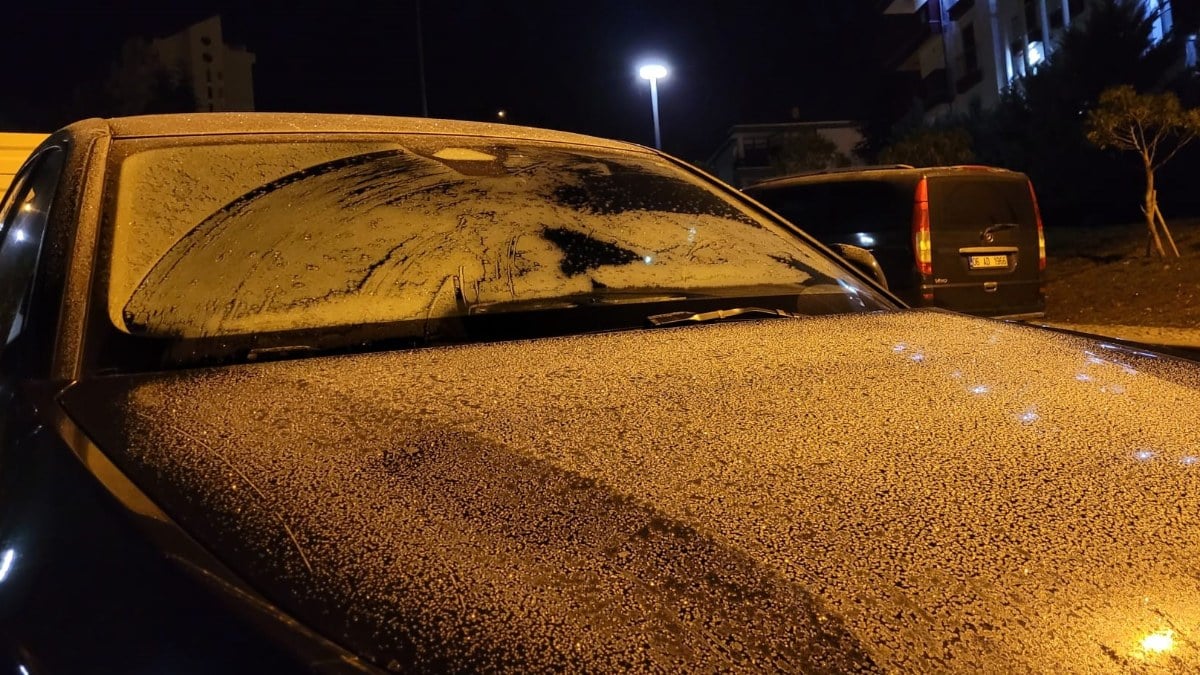 Ankara’da dondurucu hava! Sıcaklık -9°: Şelale buz tuttu…