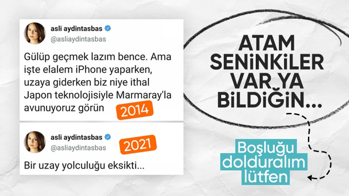 Aslı Aydıntaşbaş’ın Milli Uzay Programı’na yönelik eleştirileri akıllara geldi: Bir uzay yolculuğu eksikti…