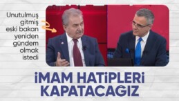 ATA Partisi Genel Başkanı Namık Kemal Zeybek:  İmam hatipleri kapatıp meslek liselerine dönüştüreceğiz