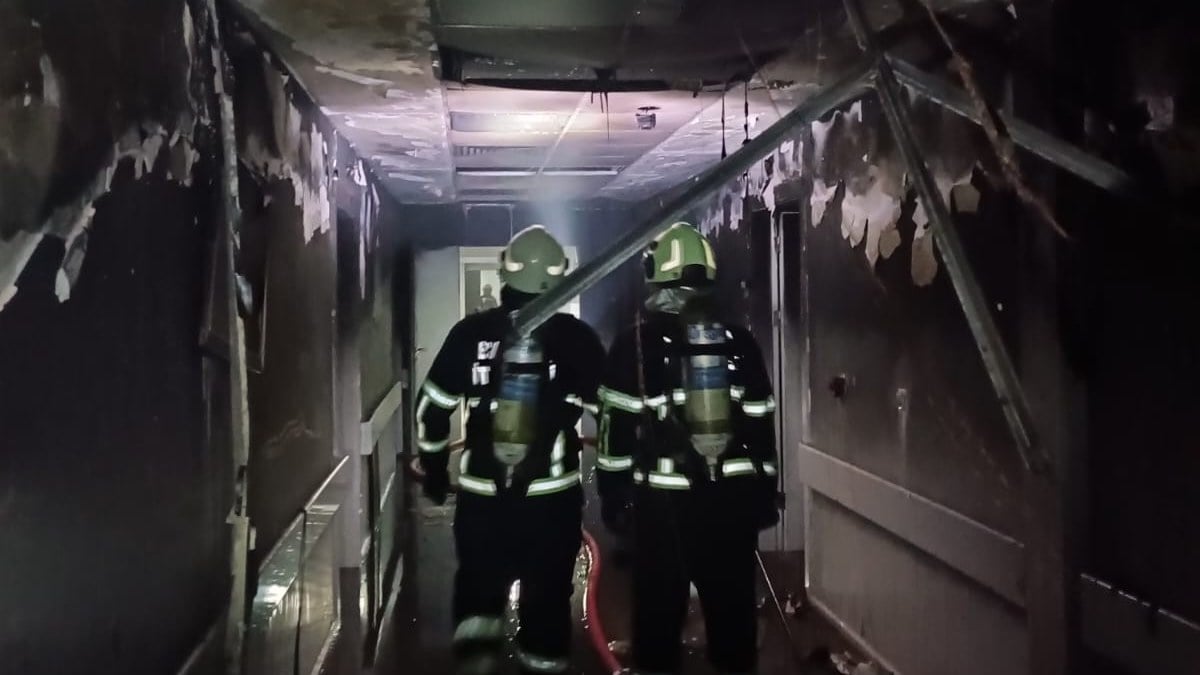 Batman’da psikiyatri hastası kaldığı odayı ateşe verdi