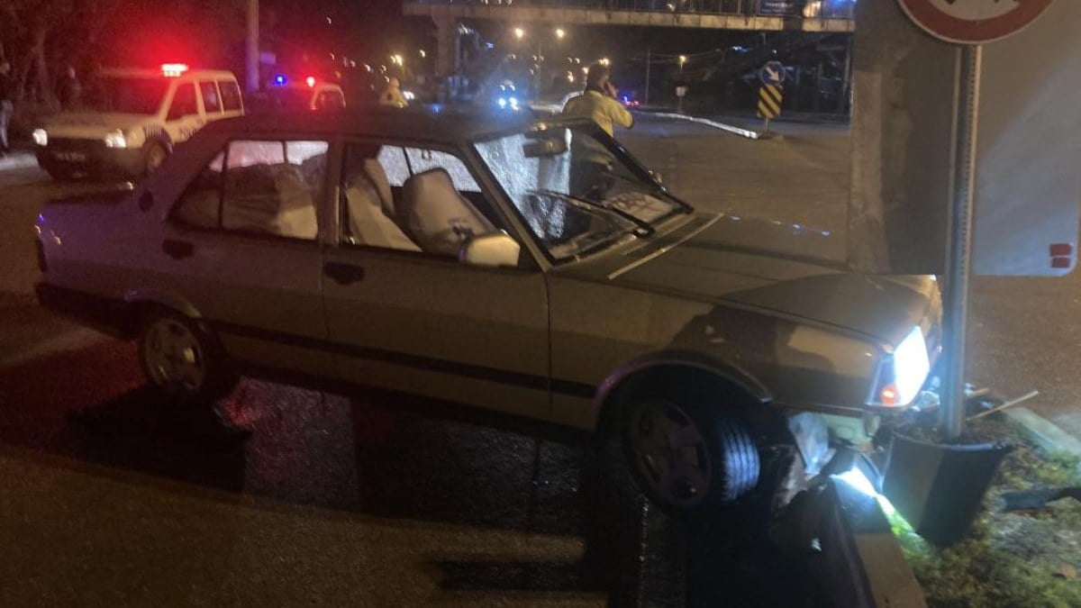 Burdur’da polisten kaçan alkollü sürücü kaza yaptı: 60 bin lira ceza yedi