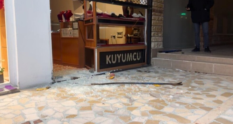 Bursa’da kuyumcudan 500 bin liralık altın çalındı