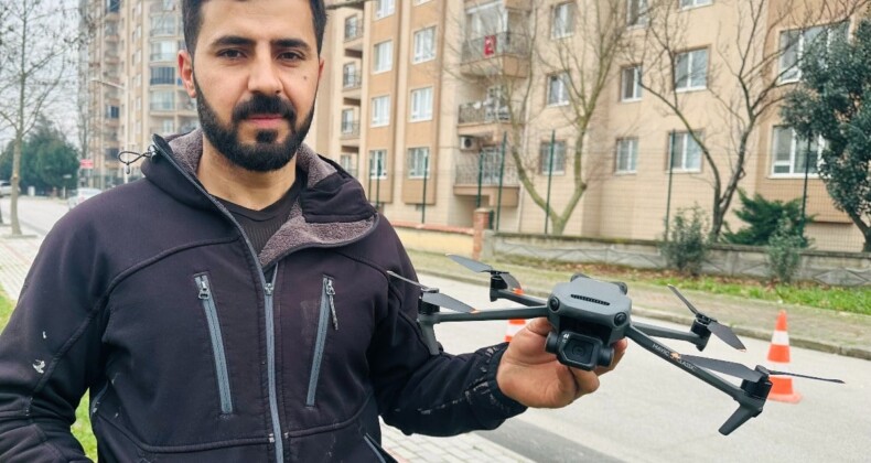 Bursa’da yol kenarında 80 bin lira değerinde drone buldu, sahibini arıyor