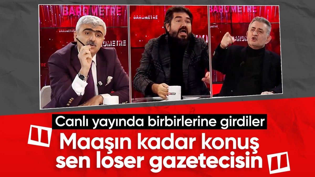 Canlı yayında konuklar arasında kavga! “Sen loser gazetecisin”
