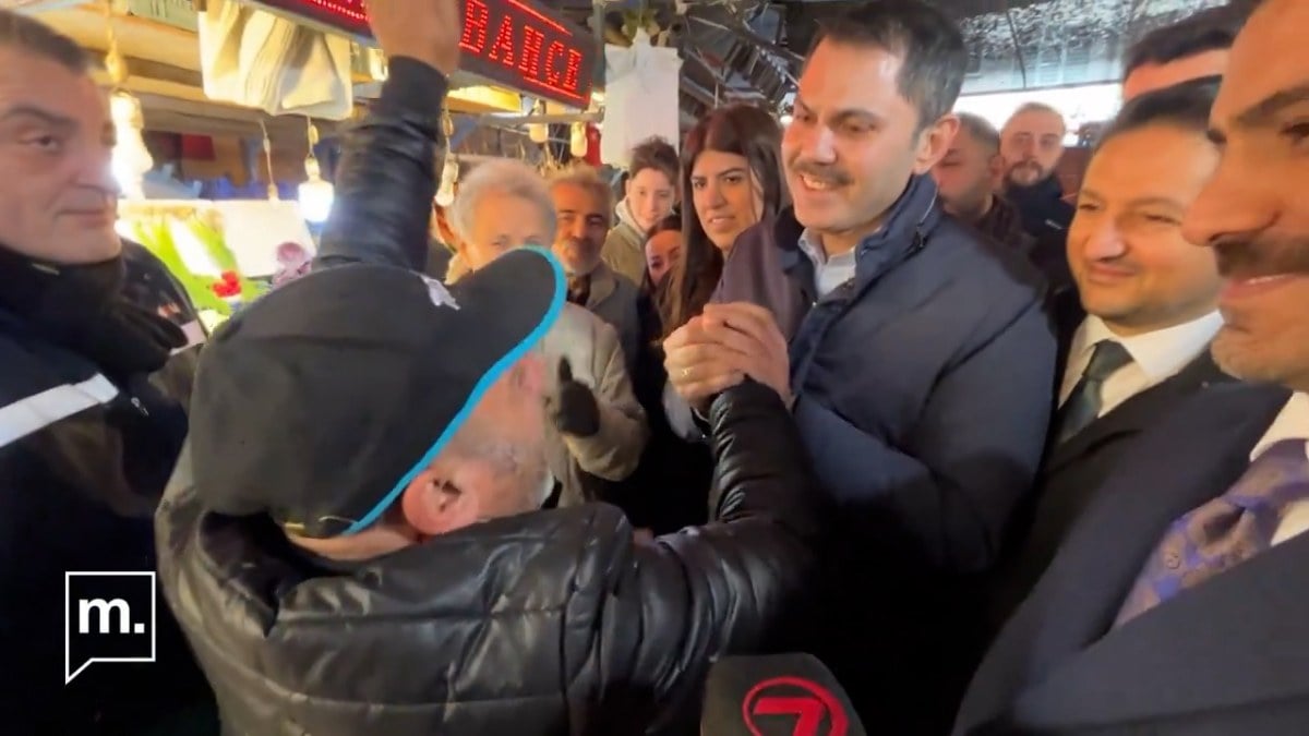 Cumhur İttifakı’nın İBB adayı Murat Kurum’a Beşiktaş’ta yoğun ilgi