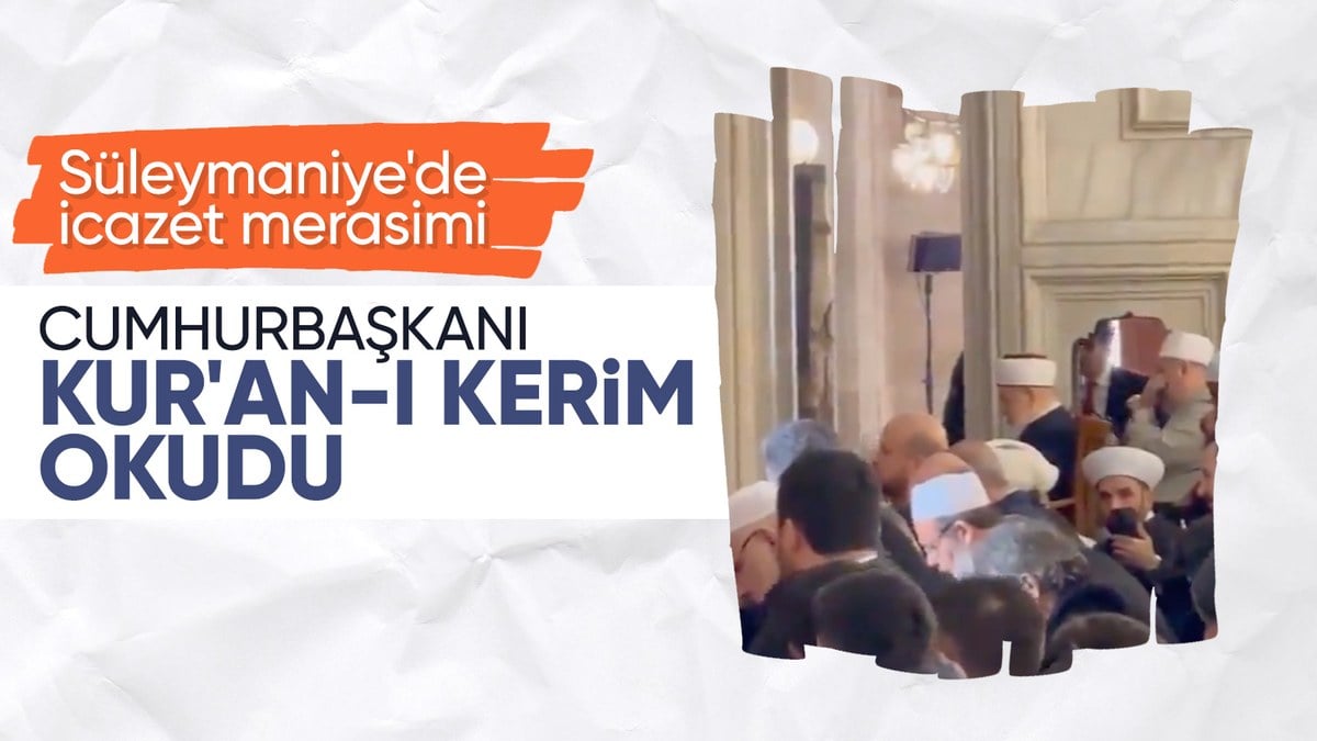 Cumhurbaşkanı Erdoğan’dan Kur’an-ı Kerim tilaveti