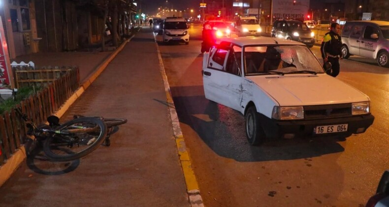 Denizli’de otomobilin çarptığı bisiklet sürücüsü hayatını kaybetti