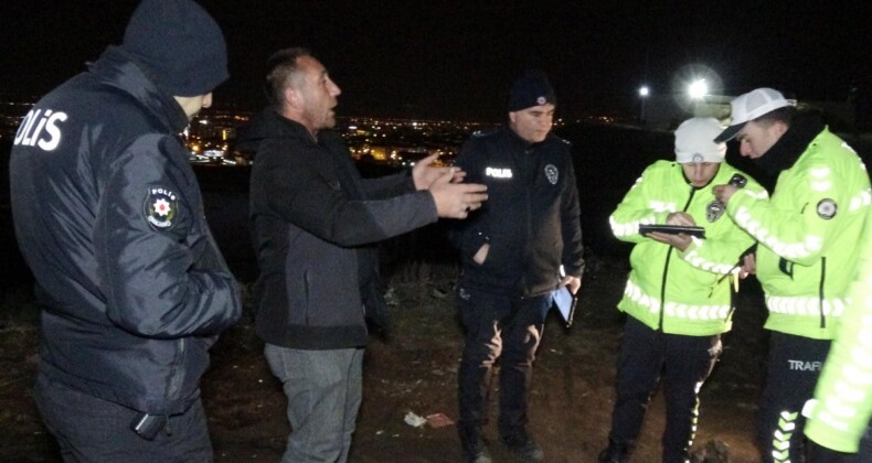 Erzurum’da alkollü yakalanan sürücünün cezadan kurtulma çabaları