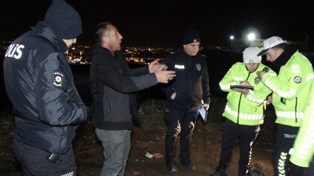 Erzurum’da alkollü yakalanan sürücünün cezadan kurtulma çabaları
