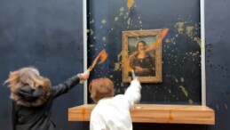 Fransa’da Mona Lisa tablosuna saldırı: İklim aktivistleri çorba fırlattı